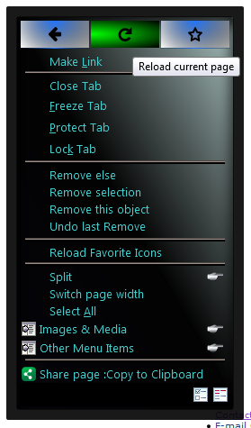 Black Menus and Tooltips
