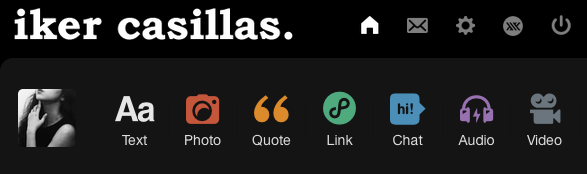 Real Madrid's Iker Casillas tumblr logo