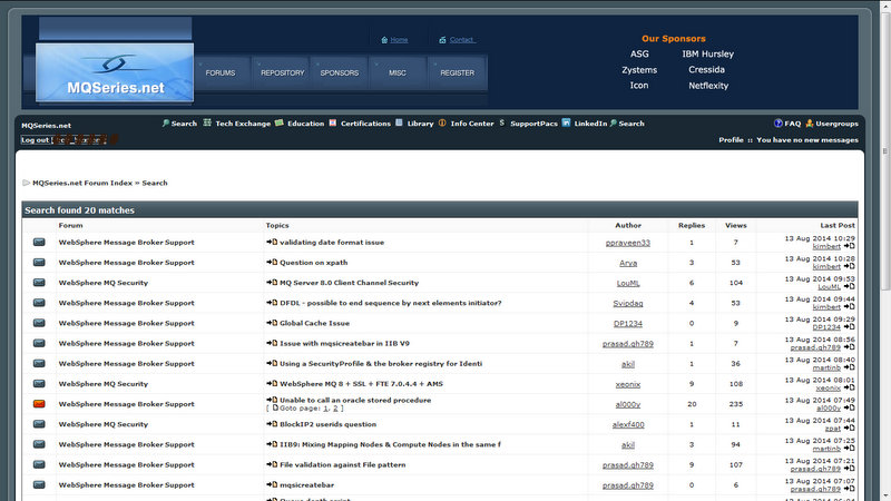 MQSeries.net forum