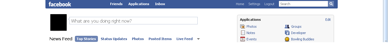 New Facebook - Top Bar Remover