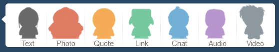 South Park Post Icons - Solid Color