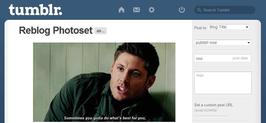 Tumblr: Fix Classic Reblog Pages