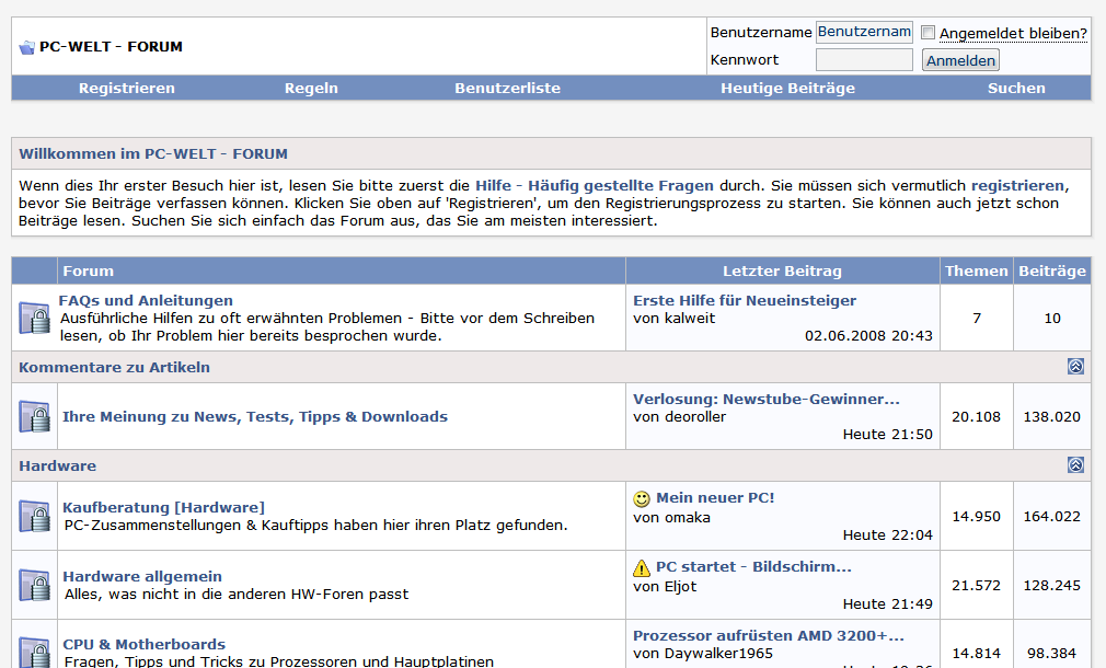 PC-Welt Forum