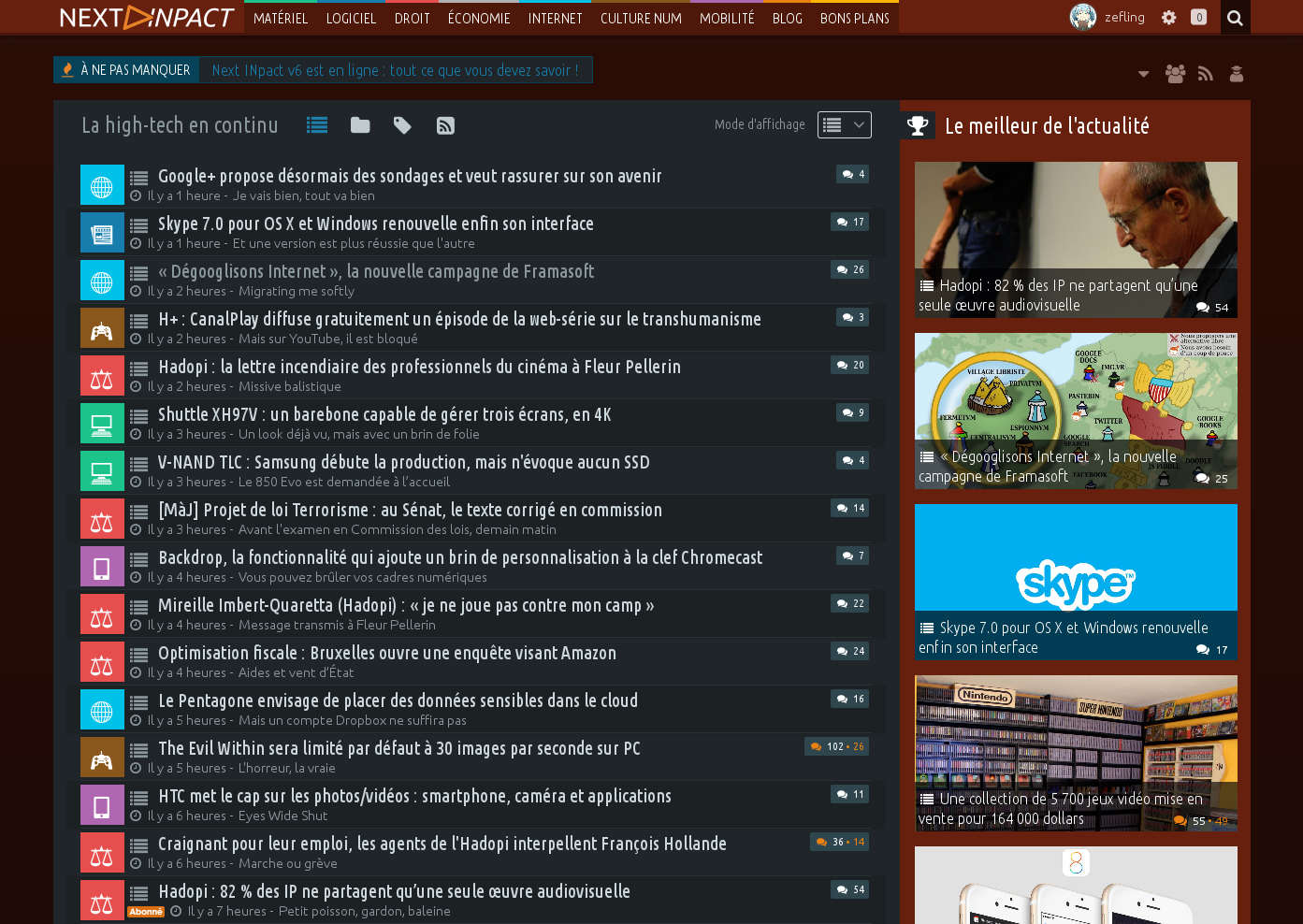 Next INpact V6 - Compact & Ultra-Compact
