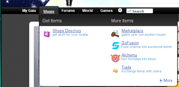 Gaia Online - TonedPMP + De-Cashify + De-Crapify