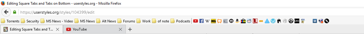 Firefox Tabs on Bottom and Squared Tabs