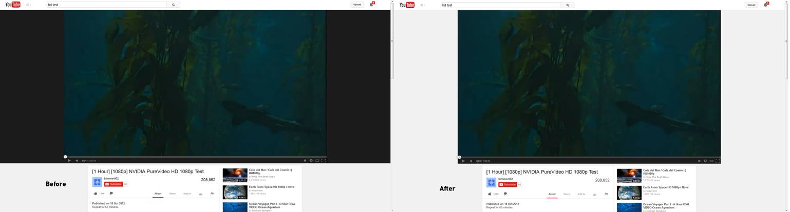 Youtube remove black player background