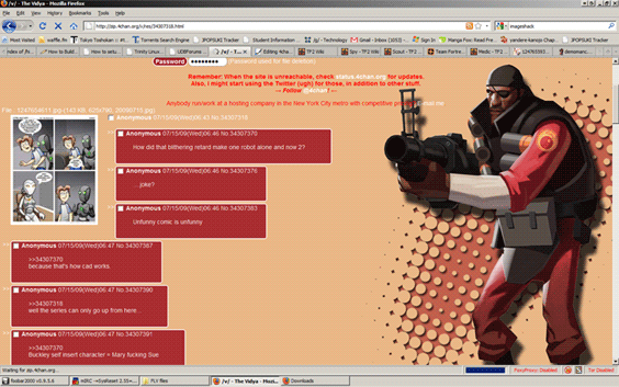 4chan - Team Fortress 2 Red theme