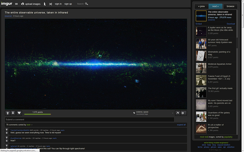 Imgur Wide View