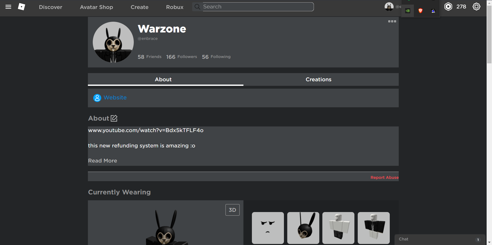 Roblox 2021 DARK theme