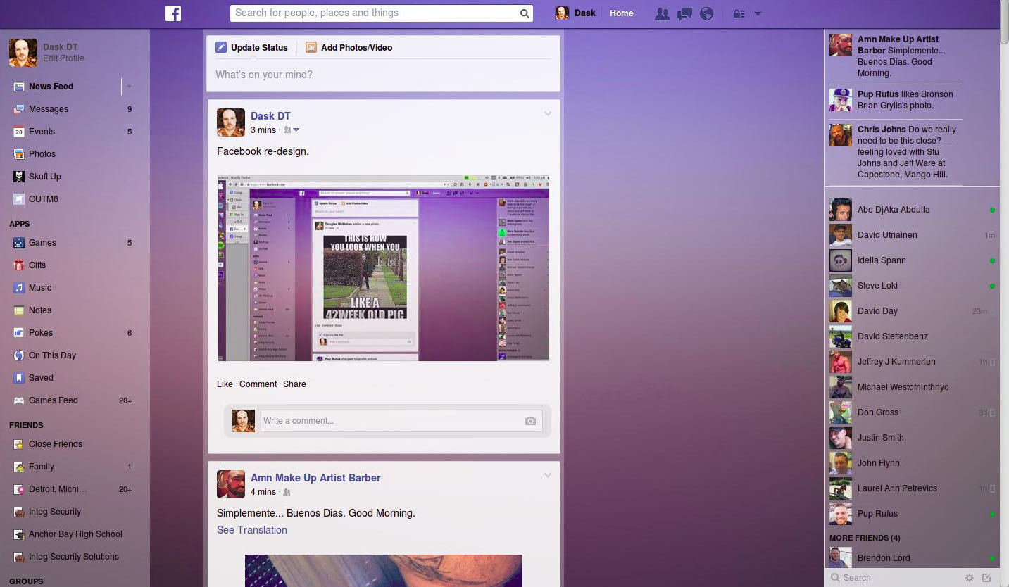 Facebook  Main y!Glass