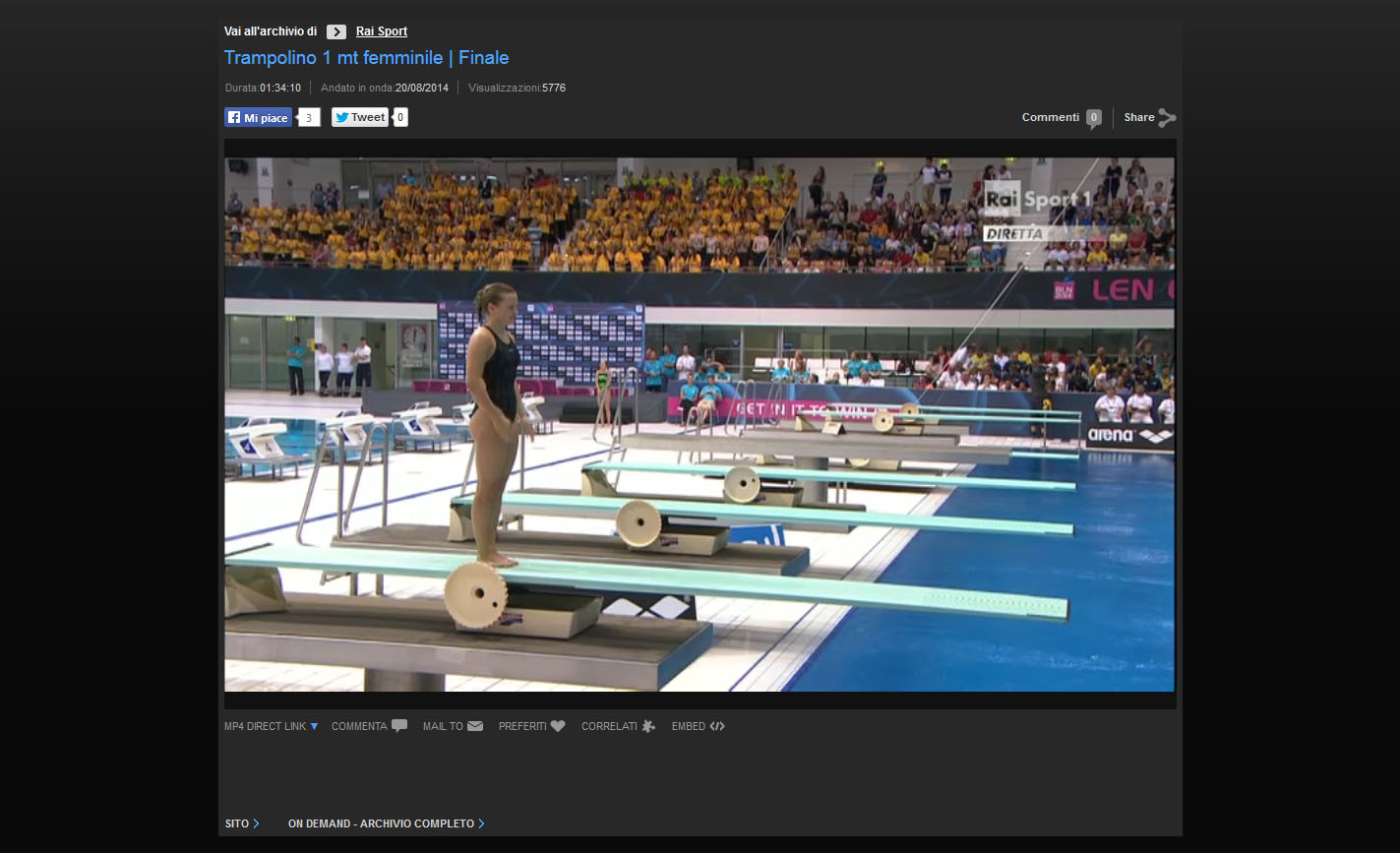 Rai TV direct links ( Style Lazza Script )