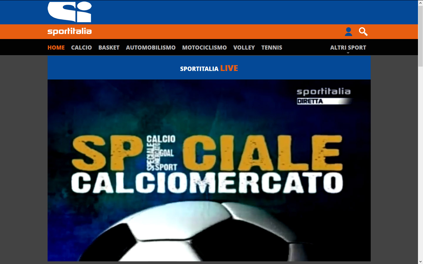 Sportitalia TV ( Big Immersive Player )
