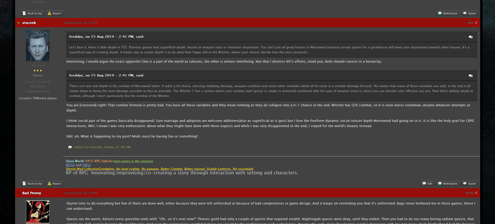 bgs (red and gray) for Bethesda forums