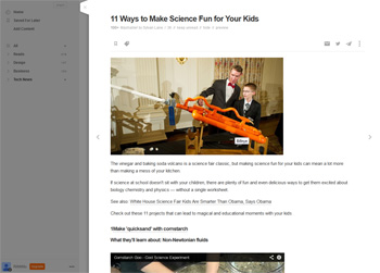 Feedly - Wide Slider