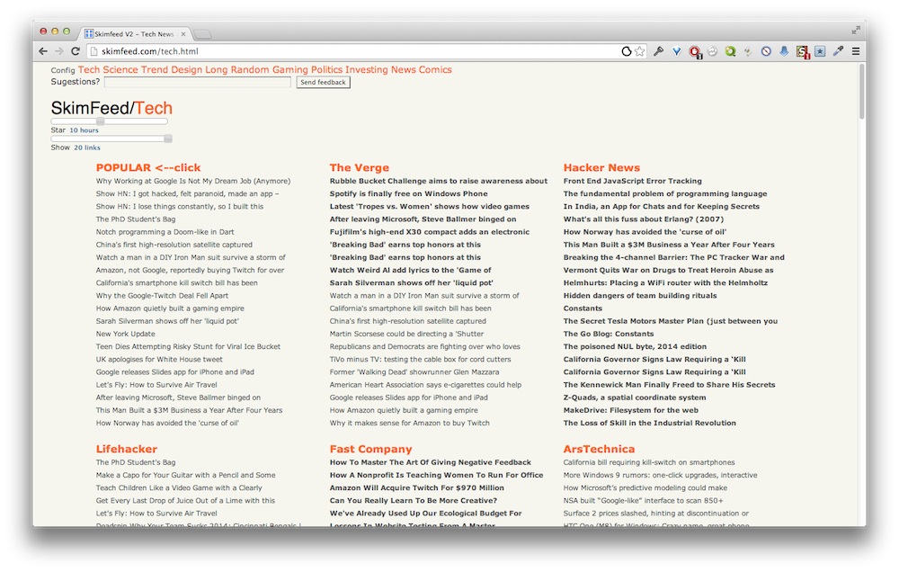Skimfeed.com | Hacker News