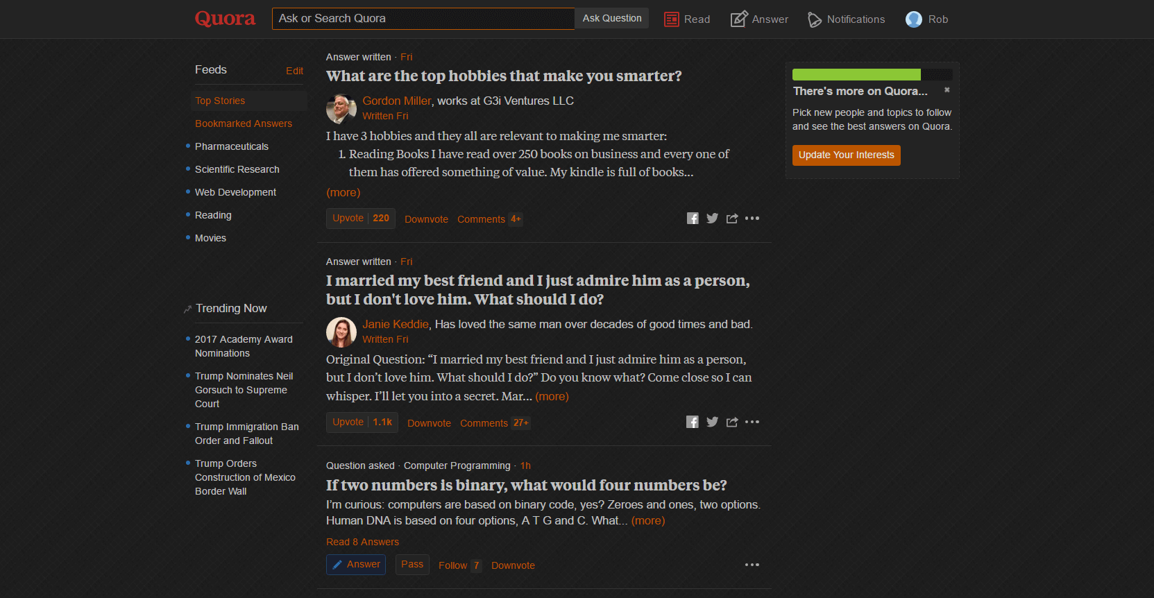 Quora Dark