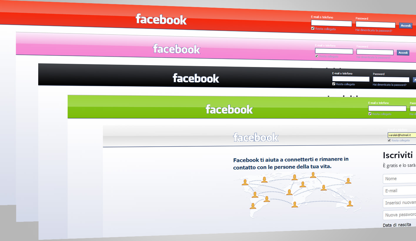 Cambia Colore a Facebook | Change Facebook Colors