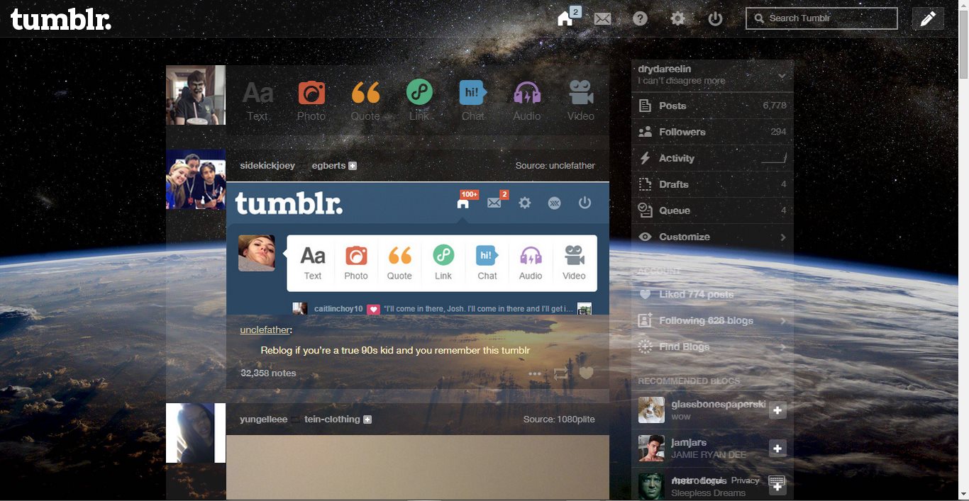 Tumblr - Earth's View