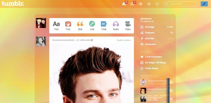 Sasi 4 tumblr dashboard theme