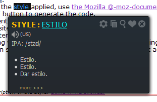 ELIAN ► Wiktionary and Google Translate (FF ADDON)