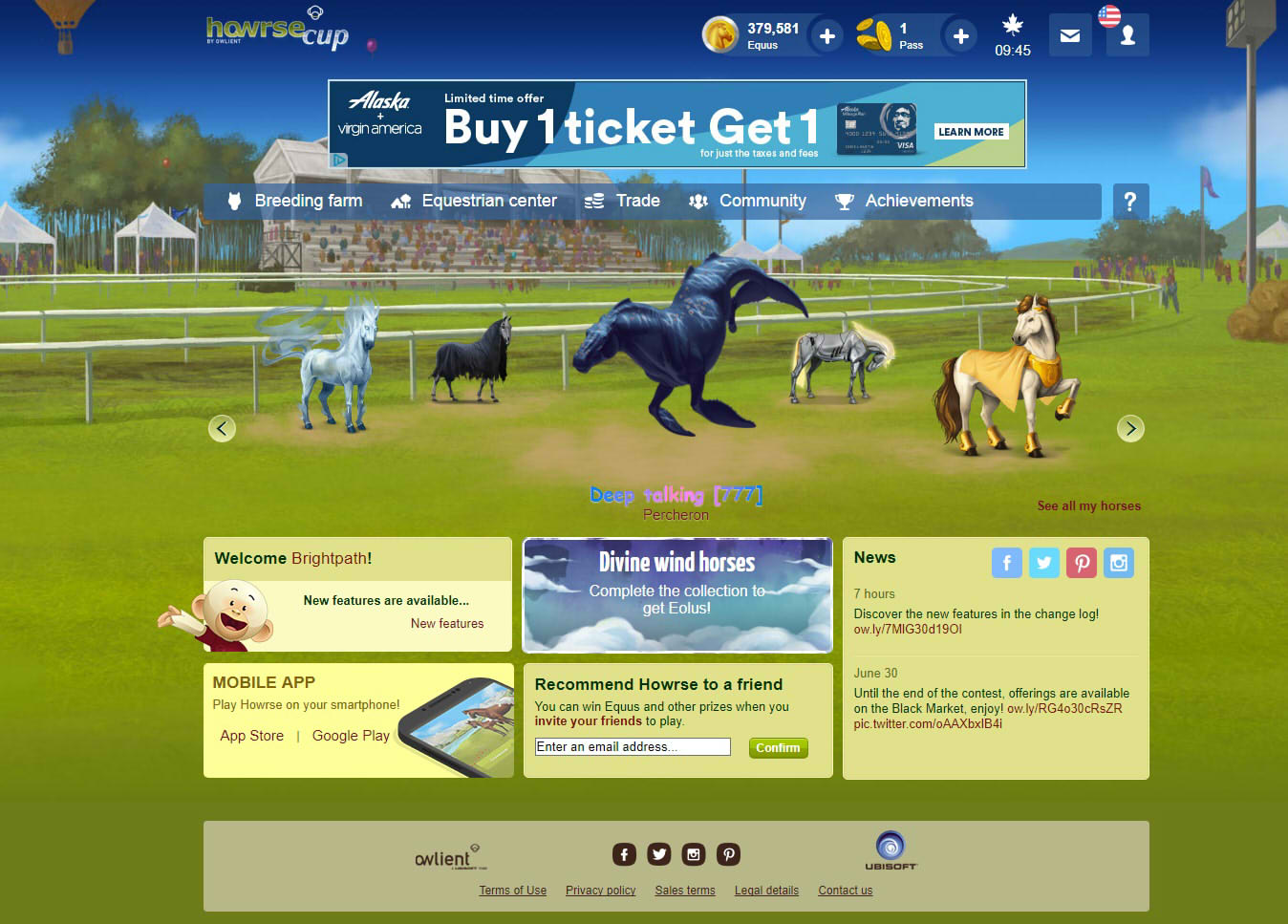 Full Howrse cup Theme