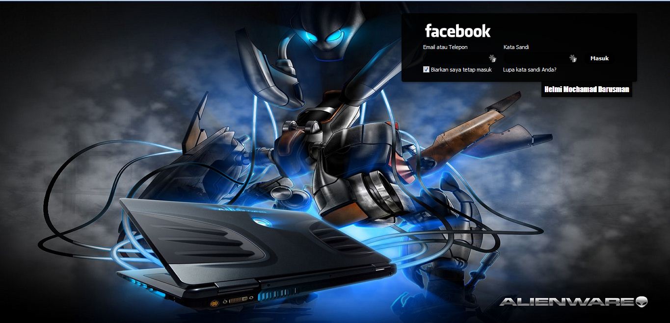Facebook Login - Alienware