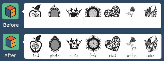Fix for tumblr post icons