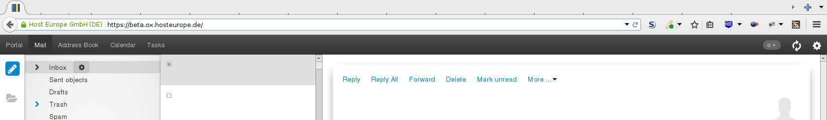 Hosteurope email beta branding disabled