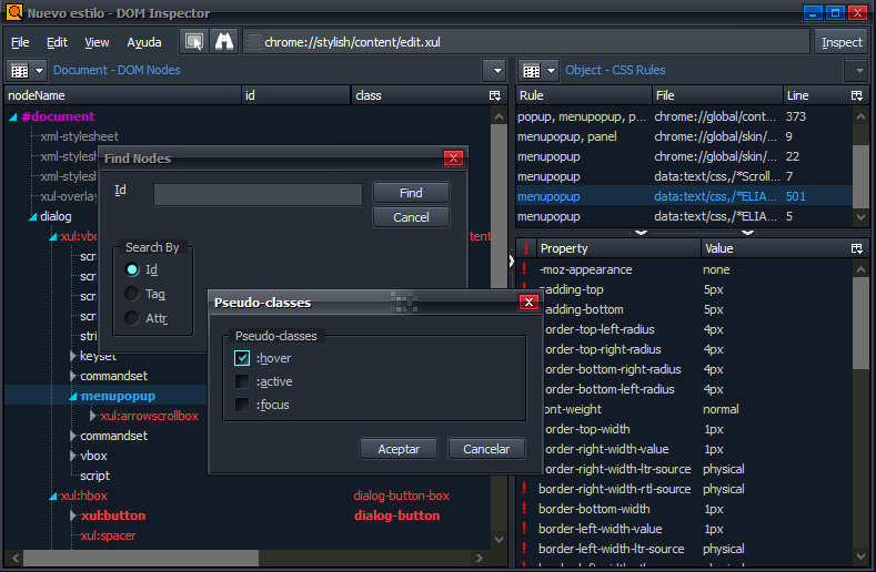 ELIAN ► DOM Inspector