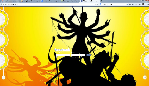 Durgoti Nashini Ma (facebook theme) - isourish