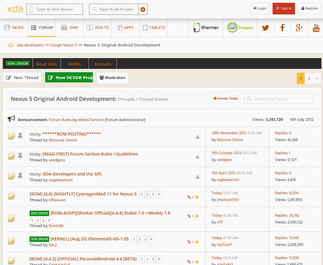 XDA 2015 No Sidepanel