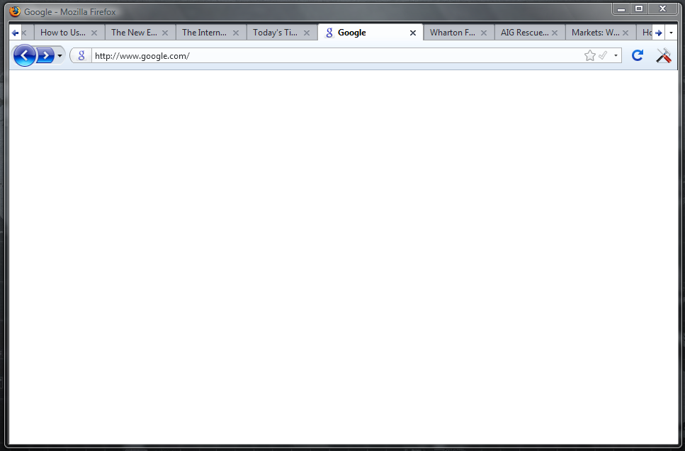 Firefox 3 - Google Chrome Theme (Lite) Tabs on Top