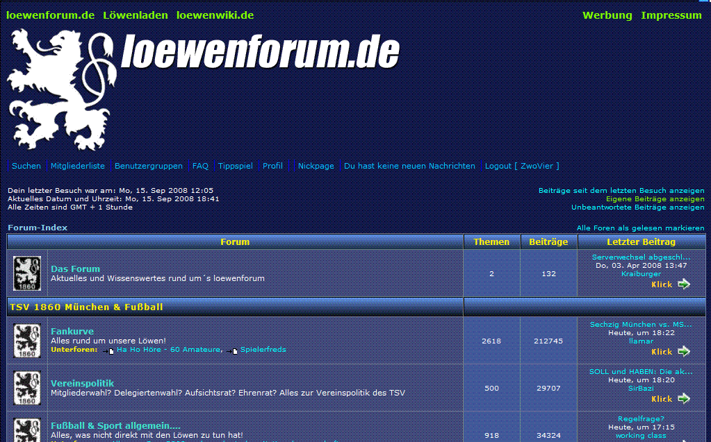 TSV 1860 - Löwenforum