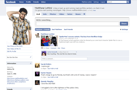 Facebook - Wall wider, no rounded [UPDATE 3.24.09]
