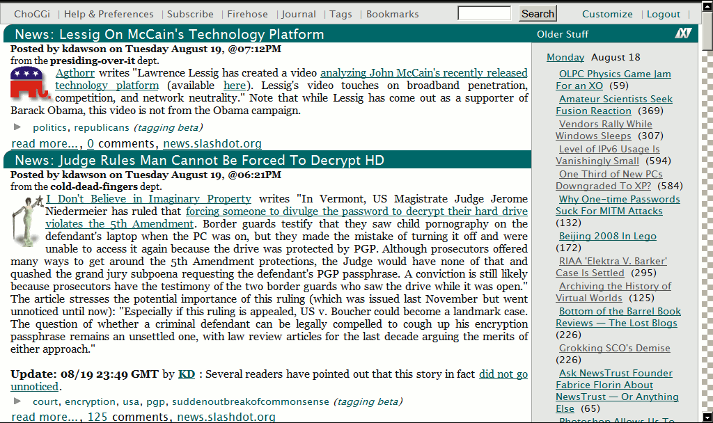 slashdot.org - cleaner