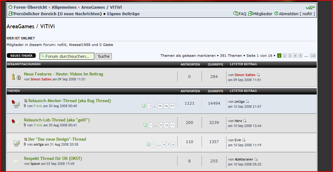 Areagames Forum Alternative