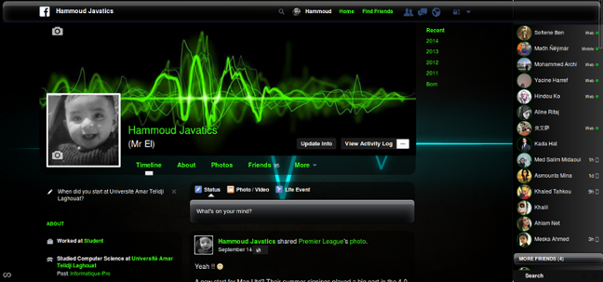 TimoDz Facebook Black Theme v2.0