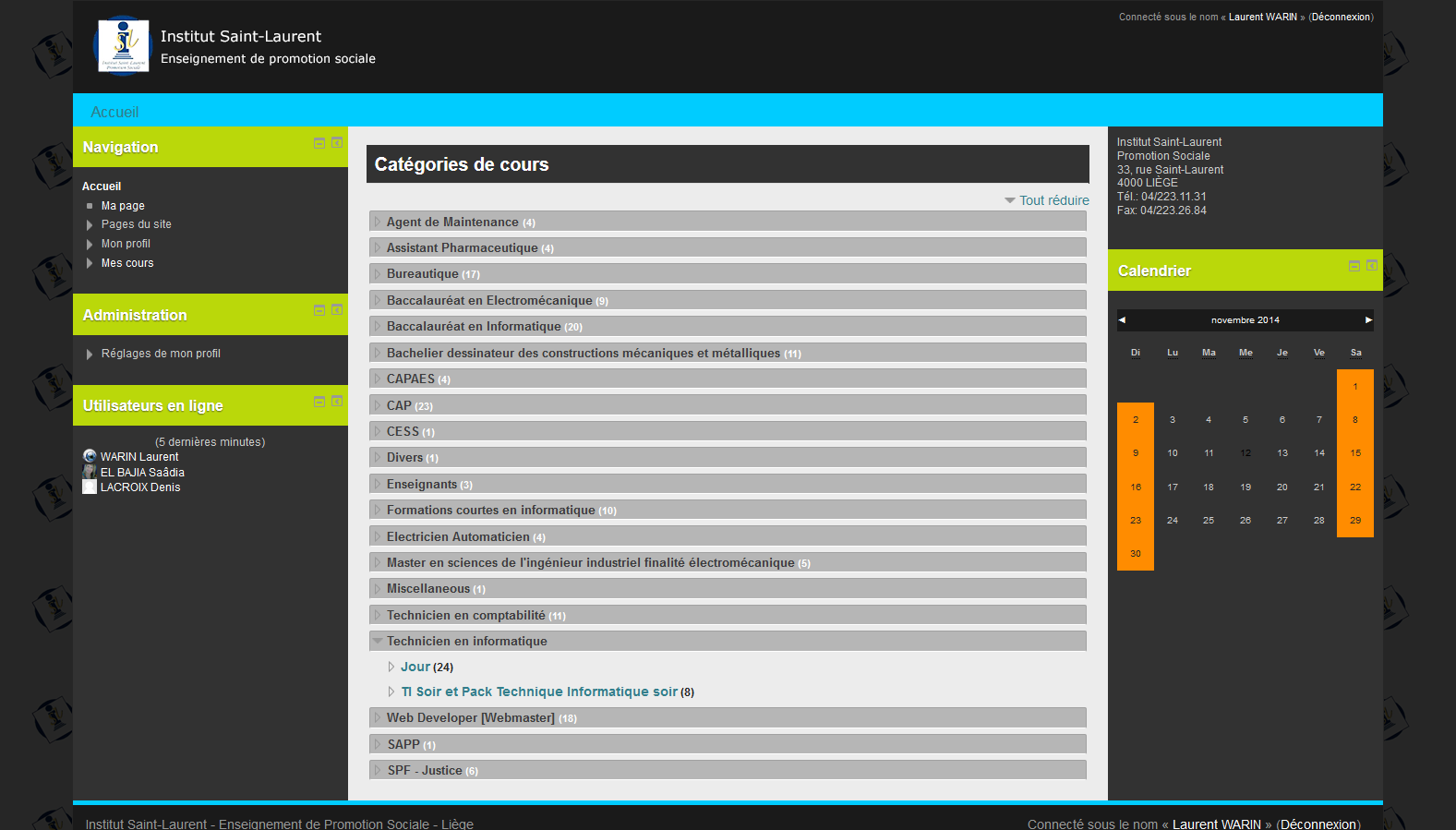 Theme colore Moodle ISL