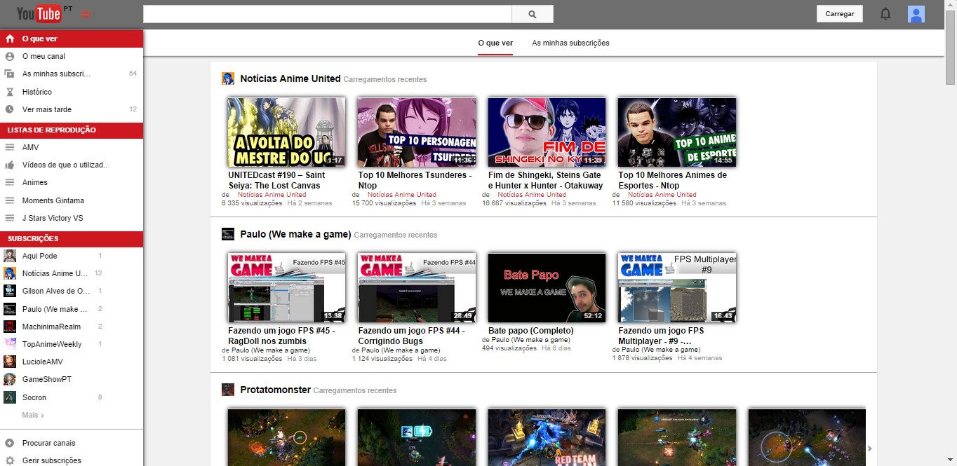 My Youtube Theme