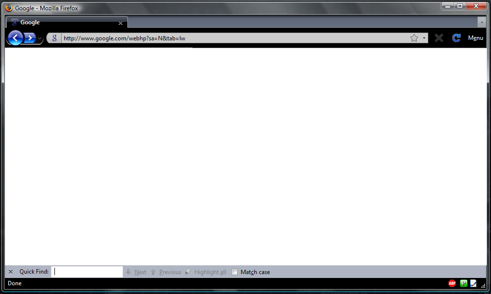 Firefox 3 - Google Chrome Theme (Dark) Tabs on Top