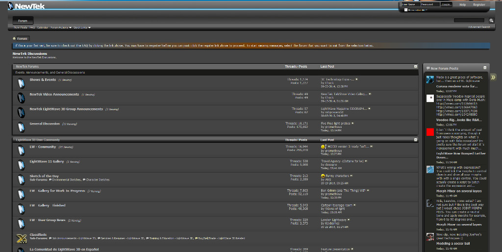Newtek Dark Grey - Lightwave Visible