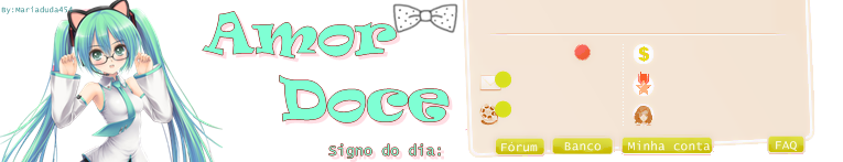 Amor Doce Tema: Hatsune Miku vocaloid :3.