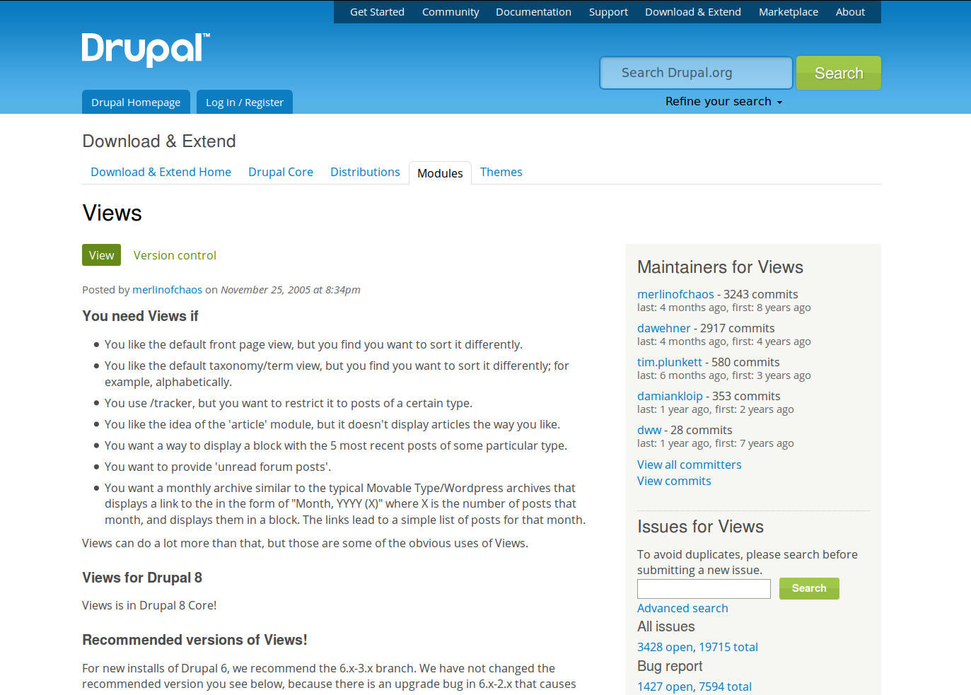 Drupal.org Refined