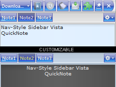 MBlue Nav-Style Sidebar Vista (QuickNote)