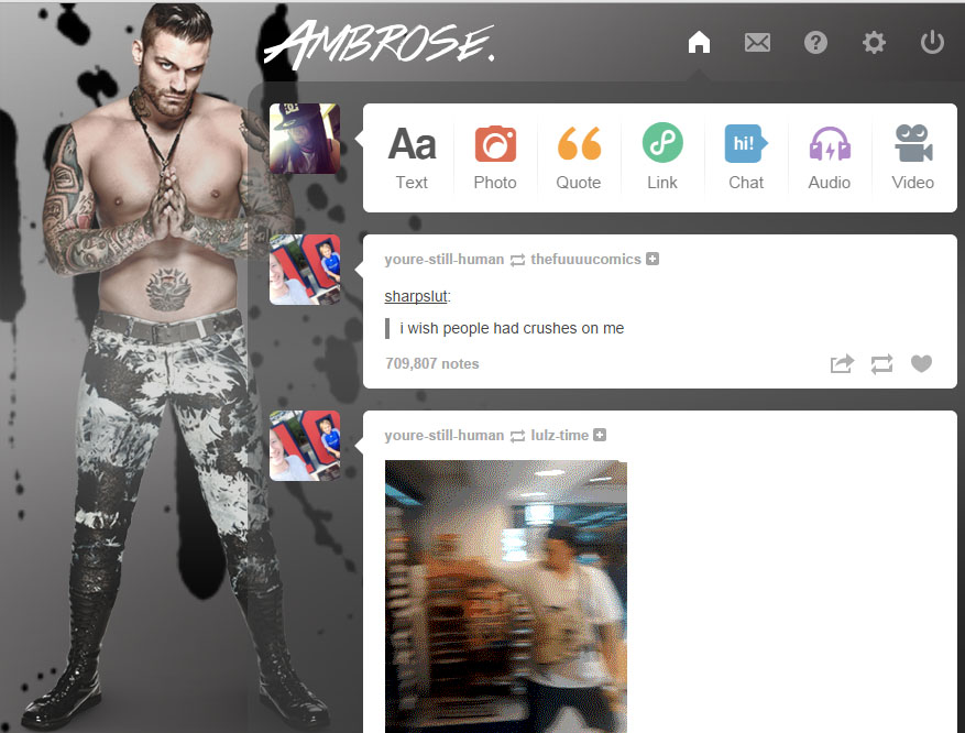 Corey Graves dashboard theme