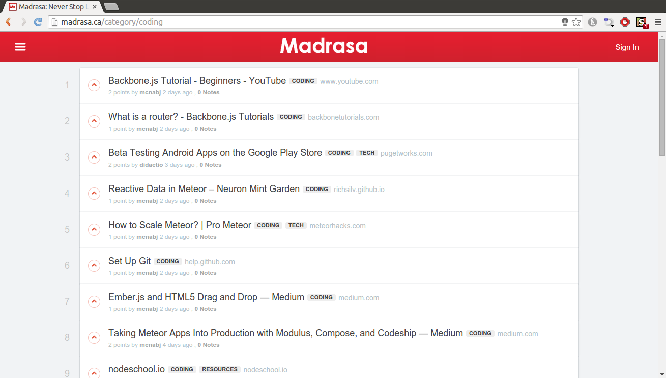 Madrasa minimal