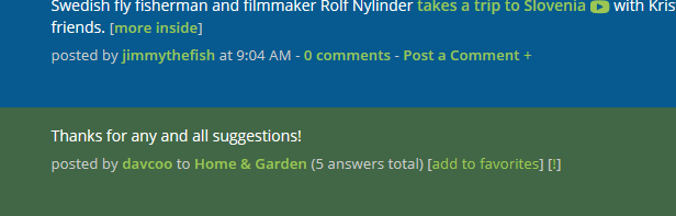 MetaFilter: remove byline shading