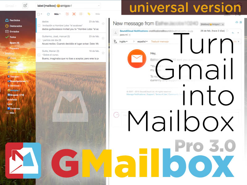 GMailbox ( Gmail + Mailbox ) Universal