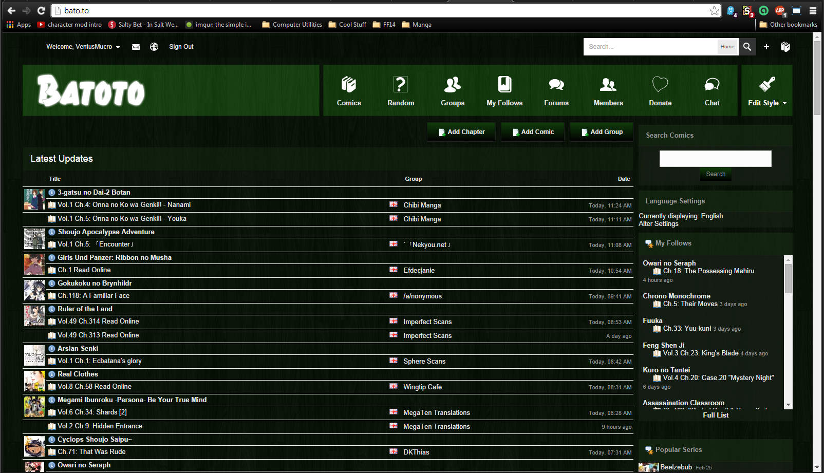 Dark Green Batoto